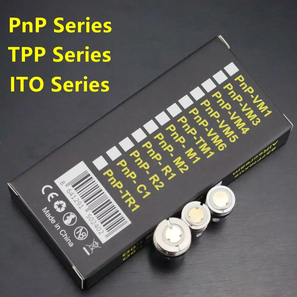 

PNP/TPP/ITO Series VM1-VM6/TM1/R1/TR2 /DM1-DM4/M0-M3 Coil для VINCI/Drag 3/X Plus/Drag X S Pro/Argus GT II/Doric 20/ITO Pod