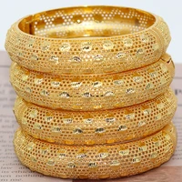 24k bracelets 4pcslot ethiopian africa fashion gold color bracelets for african women jewelry bracelet bridal wedding gifts