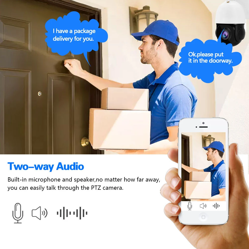 Скоростная купольная камера 8 МП 4K 600X ZOOM POE PTZ Поддержка Hikvision Dahua NVR IVM4200 P2P ONVIF IMX415 SD