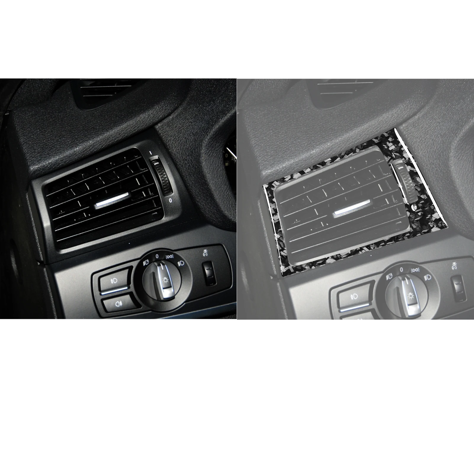 Для BMW X3 F25 2011-2017, X4 F26 2014-2017: накладки на боковые воздуховоды кондиционера из кованого карбона, аксессуары для интерьера, наклейки. (art.: 3920d95a668bd) - 3920d95a668bd