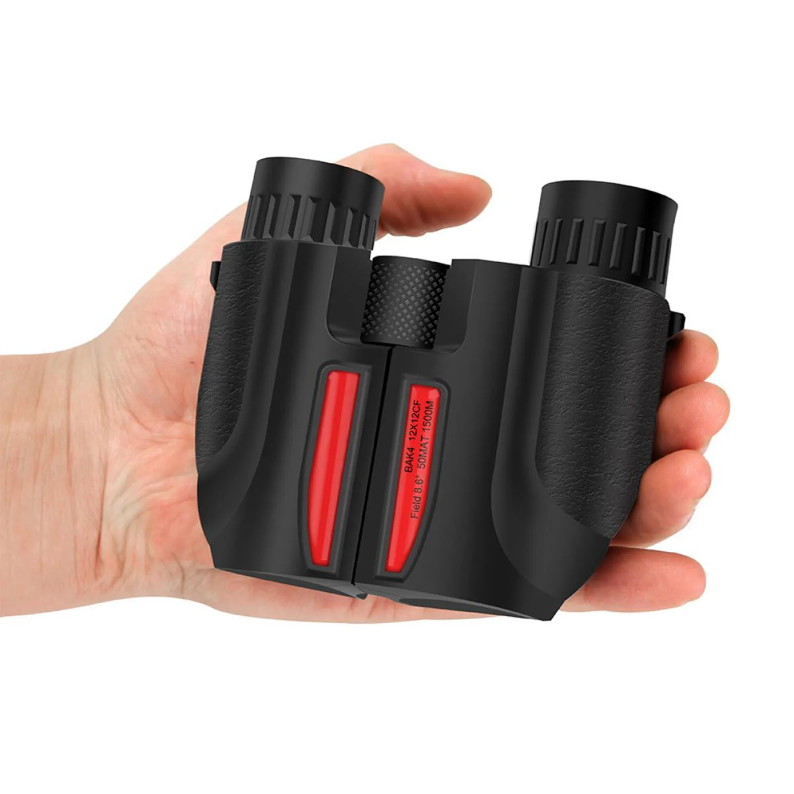 

12X25 компактный HD бинокль для взрослых и детей, мощный телескоп с легкой фокусировкой для наблюдения за птицами на открытом воздухе, охоты, пу...