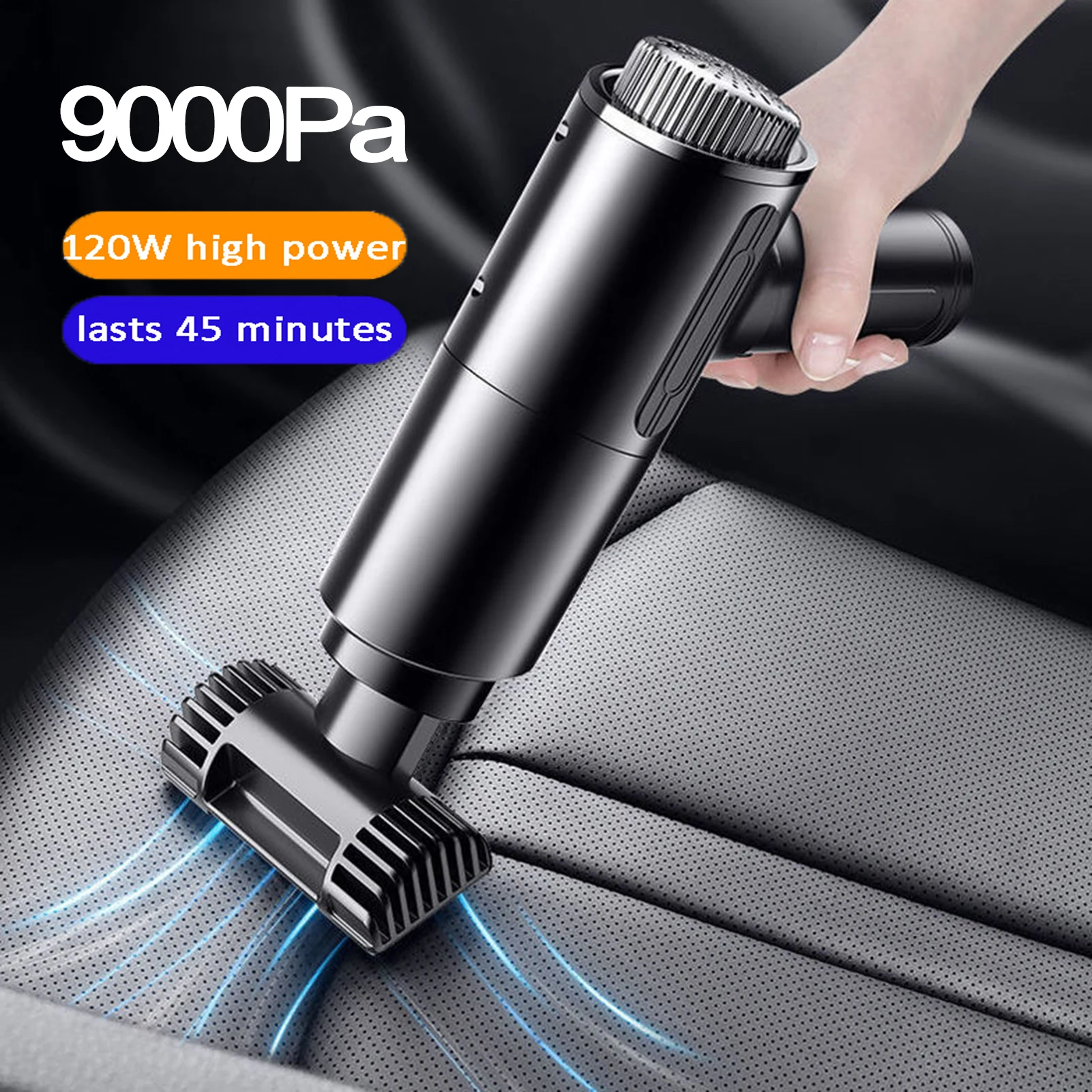 

Car Mini Cordless Vacuum Cleaner 9000Pa Cleaning Machine Wireless Vacuum Cleaners Handheld Portable Car Cleaning Home Appliance