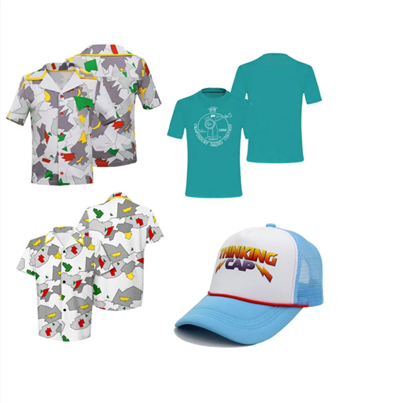 

Футболка для косплея Дастина для взрослых и детей, рубашка с коротким рукавом и 3D принтом «очень странные дела», летняя бейсболка для мужчин...