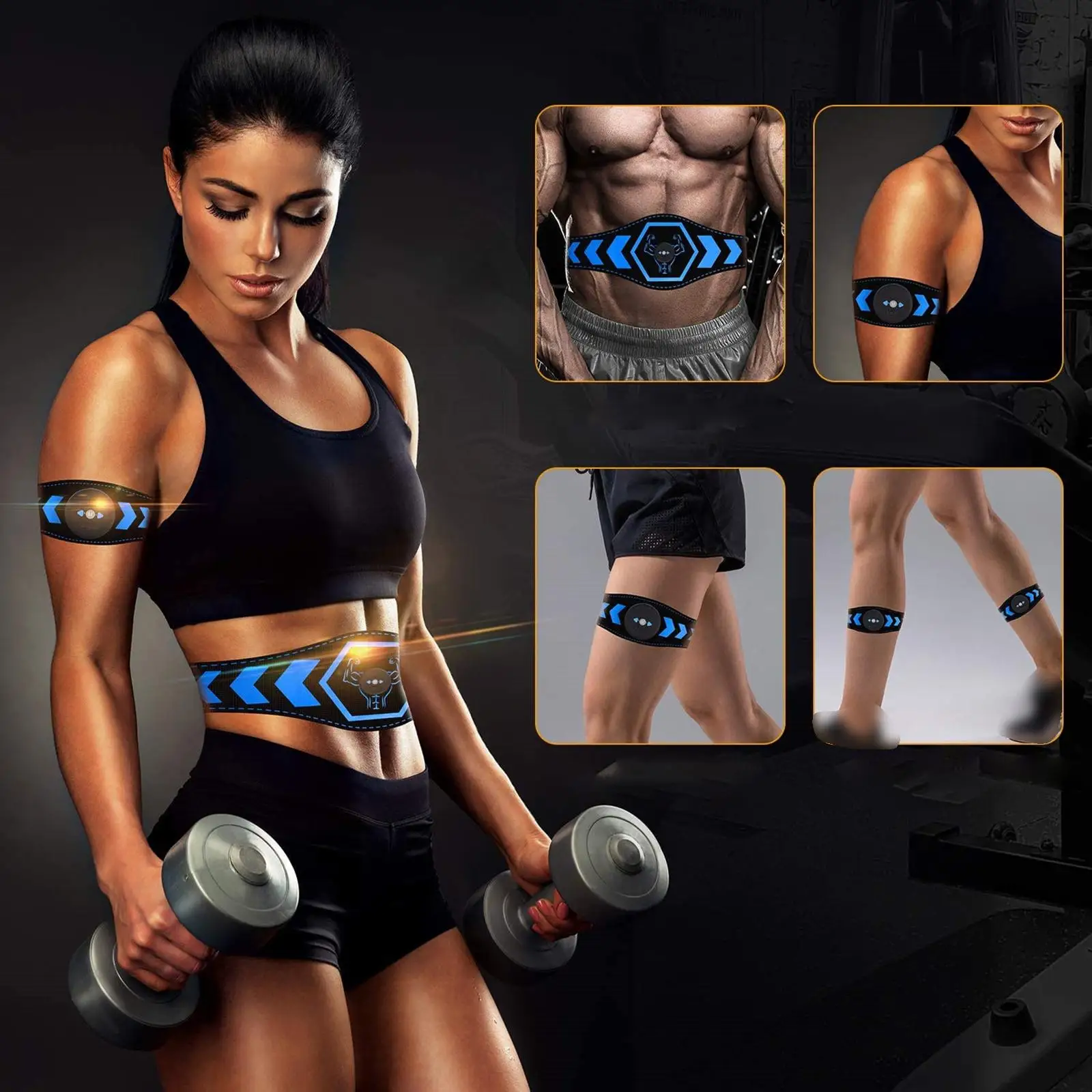 

ABS Trainer for Men Women Portable Wireless Fitness Equipment Gym Device