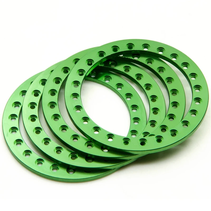 

4 шт., металлическое кольцо, Beadlock для колес, обода 1/10 RC Crawler Axial SCX10 AXI03007 90046 Traxxas TRX4