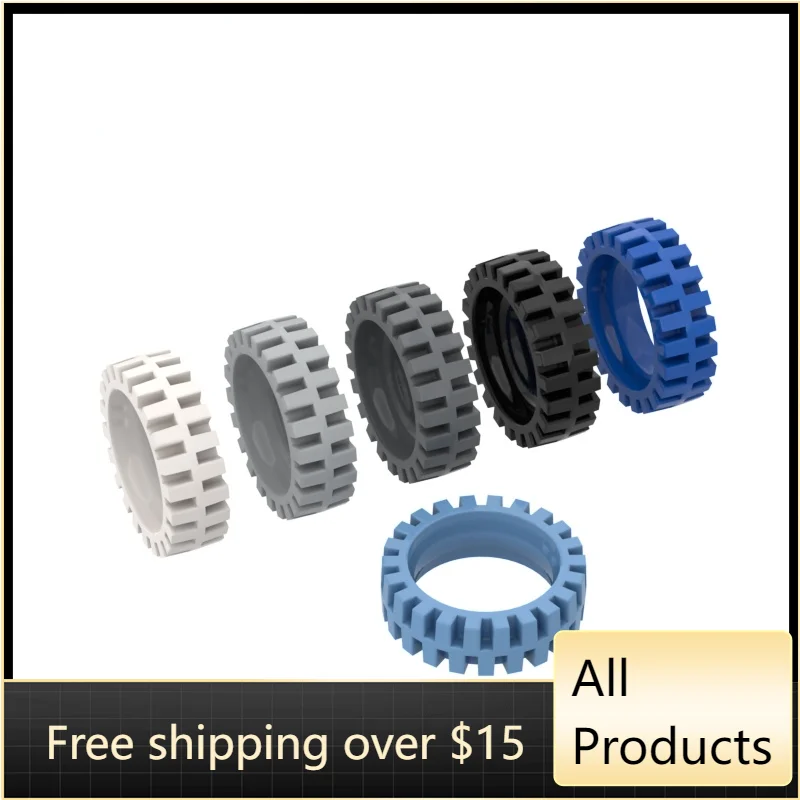 

10PCS High-Tech Assemble Particle 61254 24x7mm Tire Building Blocks Kit Replaceable Part Toys For Children Gifts