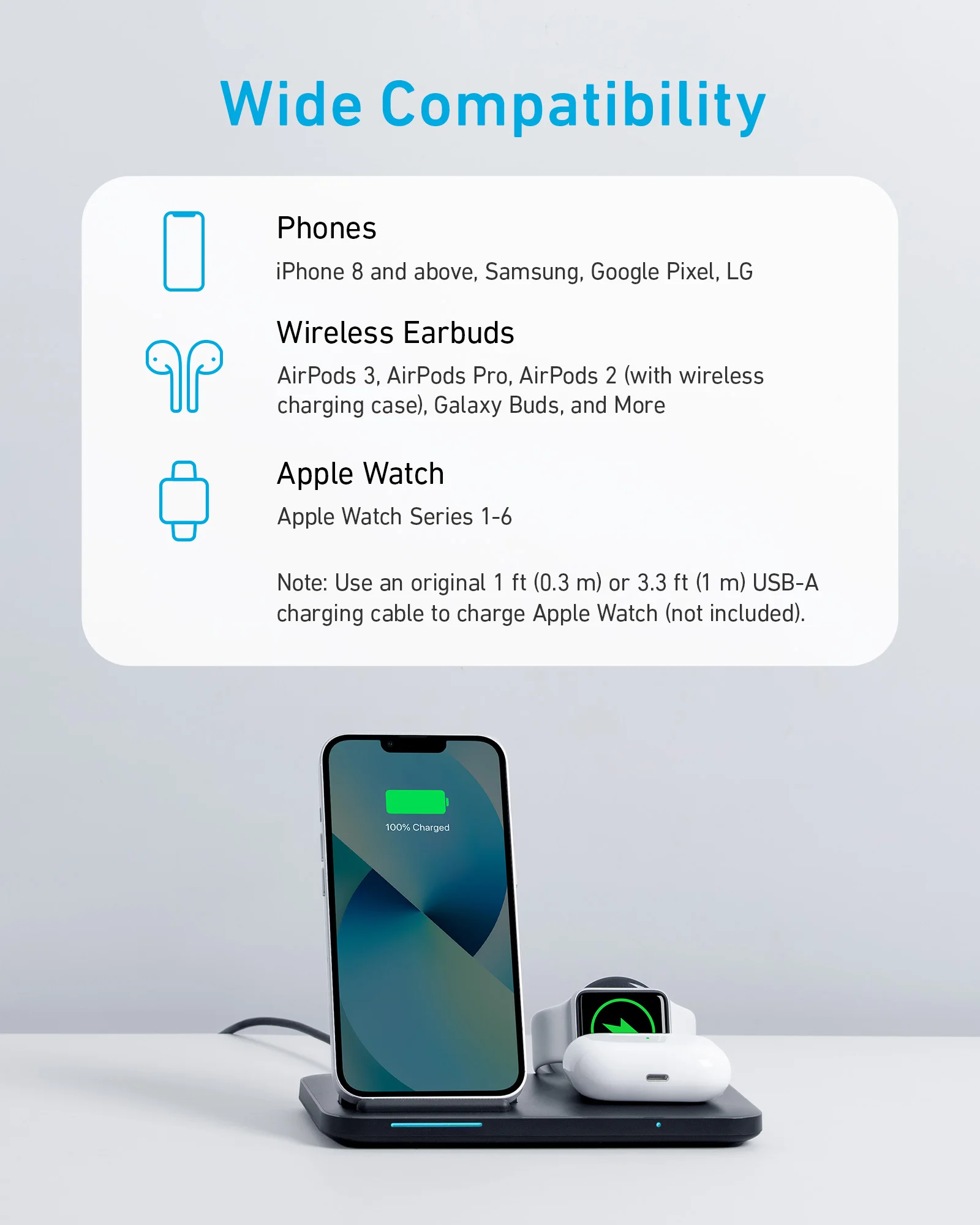 Anker watch and phone charger sale