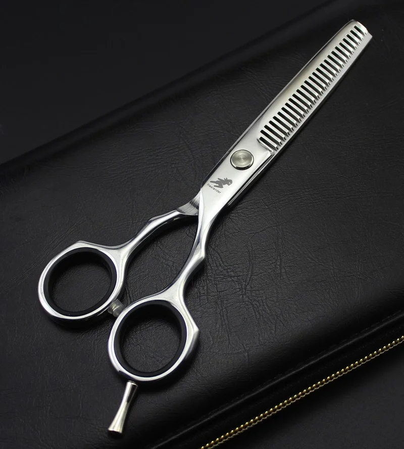 Профессиональные японские 6-дюймовые Черные ножницы для стрижки волос 4cr стрижка