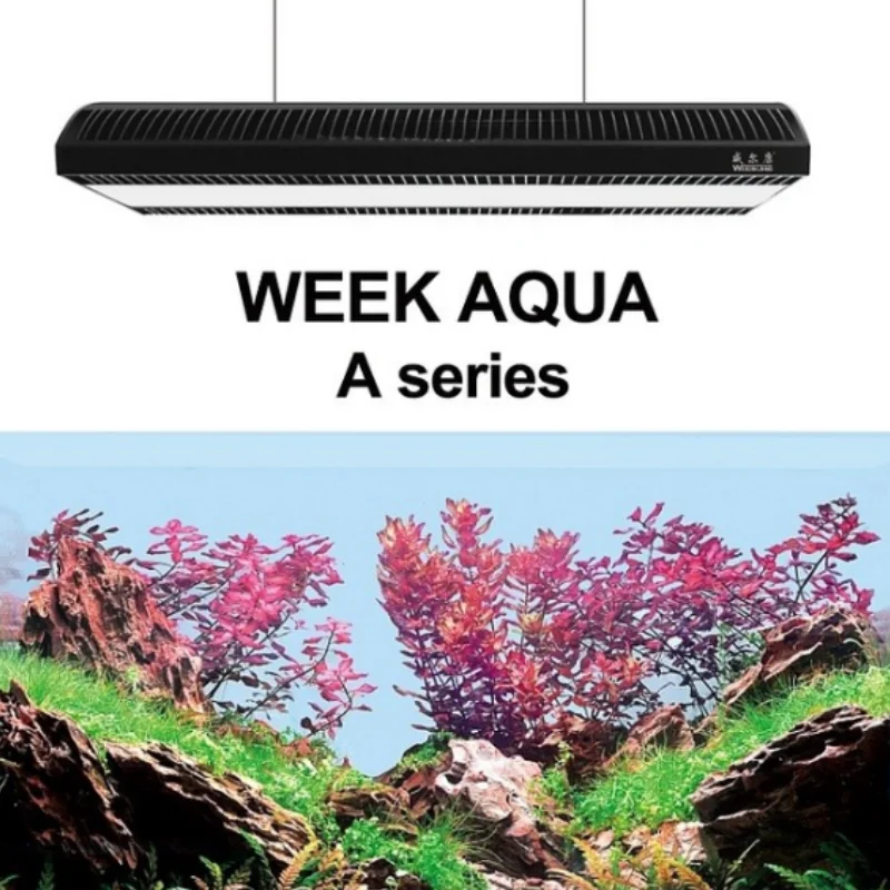 

WEEK AQUA 120W A430 Pro Aquarium LED Light Full Spectrum Aquatic Plants Light APP Bluetooth Controller Fish Tank Plant Growing