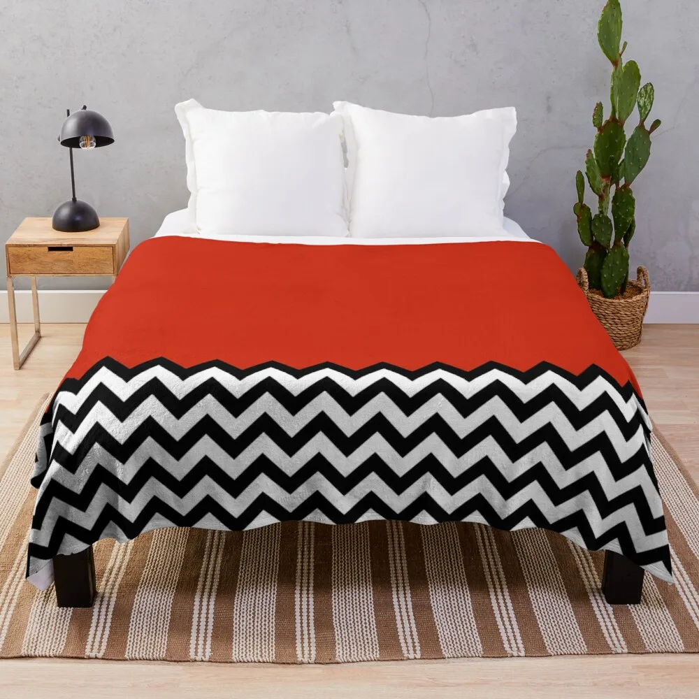 

Black Lodge (Twin Peaks) inspired graphic Throw Blanket Camping blanket velor blankets stuffed blankets soft bed blankets