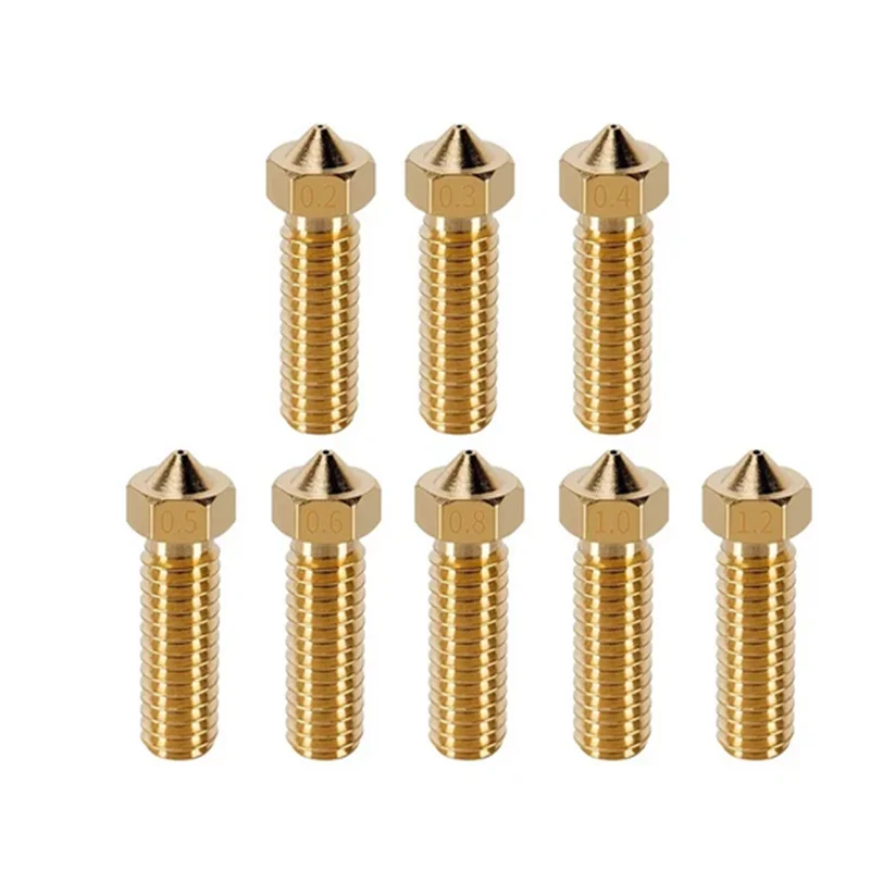 Насадки для 3D-принтера E3D V5 V6 латунные M6 0.2-1.0 мм