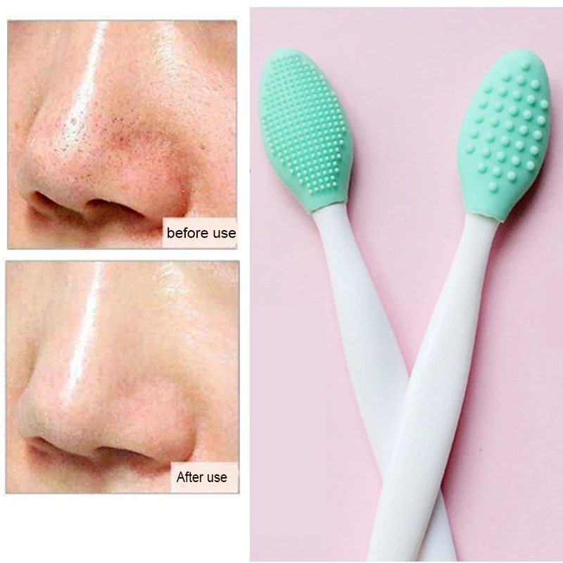 

1PC Silicone Nose Clean Brush Exfoliating Pore Beauty Facial Brush Skin Care Tool Massager Remove Acne Blackheads Deep Clean