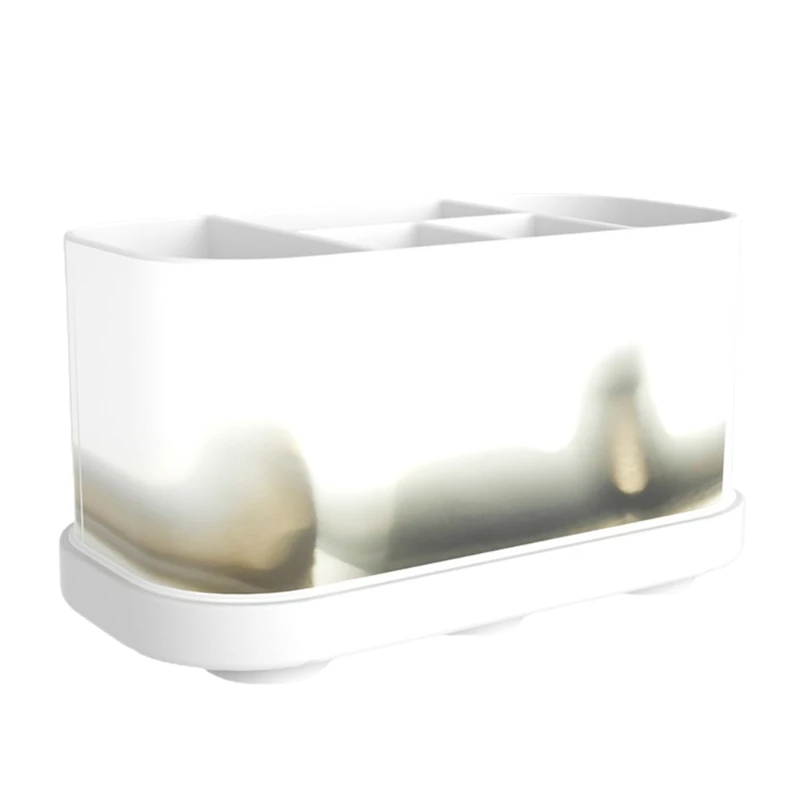 

Bathroom Storage Box Multifunction Draining Dormitory Makeup Cosmetic Organizer