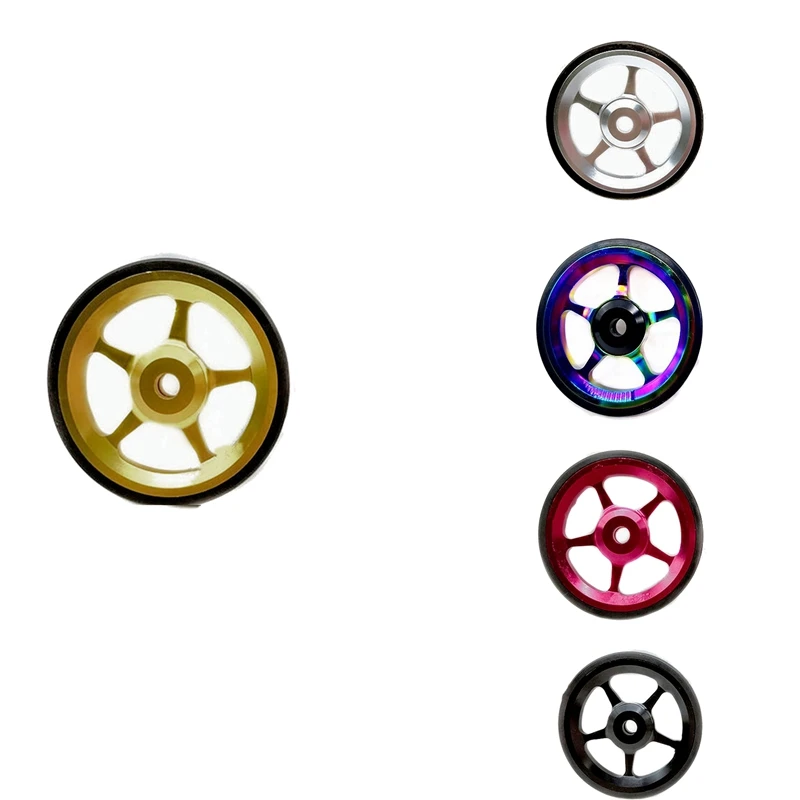 

CNC Folding Bicycle Easy Wheel Lightweight Cycling Easy Wheel Aluminum Alloy Bike Parts For Brompton