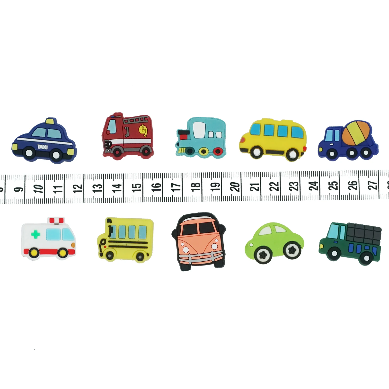 1 шт. Симпатичные Подвески Croc скорая помощь автобус пожарная машина патруль