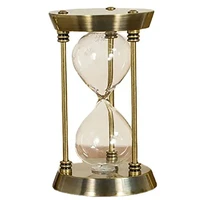 sand clock timer 1 hour vintage hourglass sand timer metal modern home decoration large hourglass creative bedroom accessories