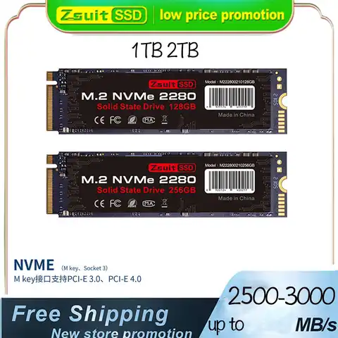 Новый жесткий диск NVME M2 SSD 512 ГБ 1 ТБ большой емкости NMVE M2 Pcie 2280 твердотельный накопитель внутренний жесткий диск для ноутбука и настольного к...