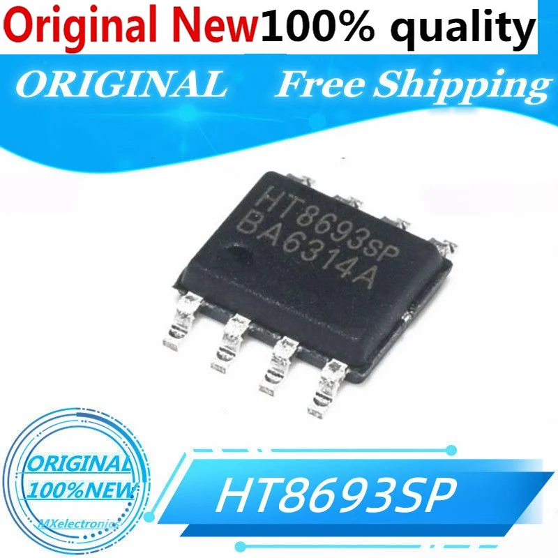 Оригинальный 100% Ht8693 Sop8 Ht8693 Sop Ht8693sp Sop-8 моно аудио усилитель, оригинальный аутентичный чипсет Ic, оригинал, 5 шт./партия