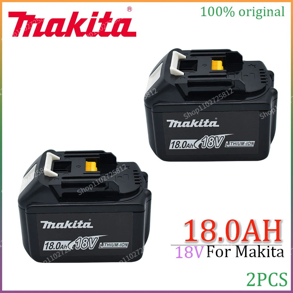

New Makita Replacement 18V 18.0Ah Battery For BL1830 BL1830B BL1840 BL1840B BL1850 BL1850B rechargeable battery LED indicateur