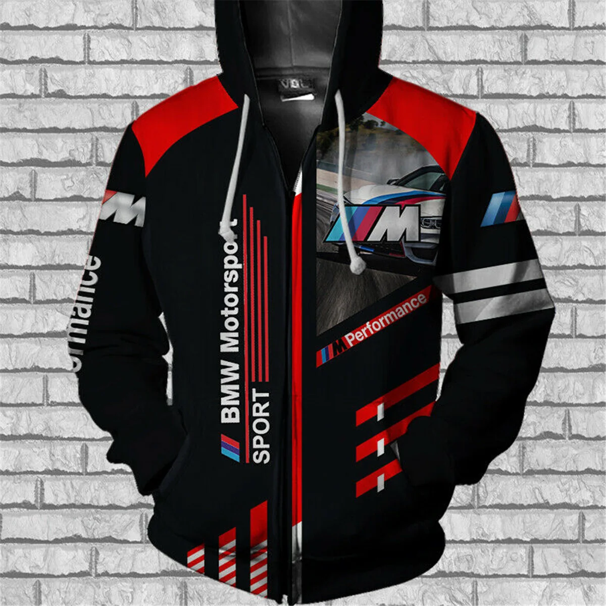 

Nova marca hoodie dos homens 3d imprimir jaqueta de corrida ao ar livre logotipo mais tamanho roupas esportivas moda casual pull