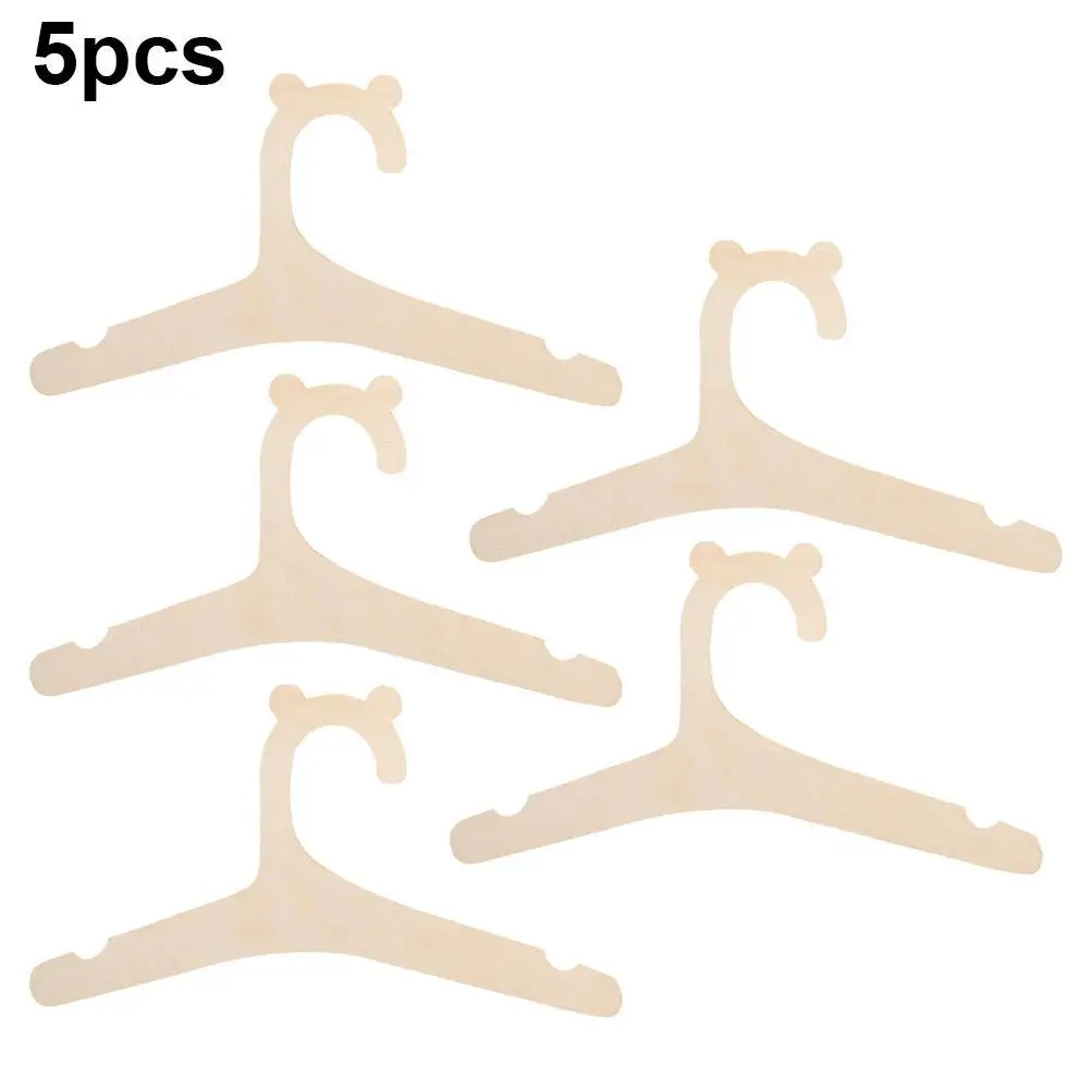 5 шт. деревянные вешалки для одежды в виде медведя |