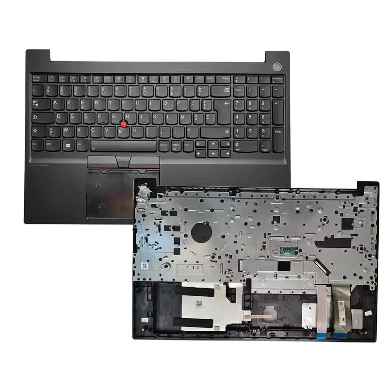 Верхний корпус с подставкой для рук A+ и клавиатурой (USFRLatin LA) для Lenovo Thinkpad E15 Gen1, черный цвет (art.: 3920db576b567) - 3920db576b567