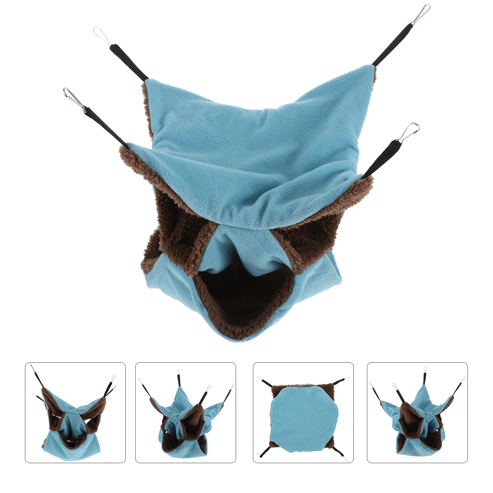 

Hamster Bed Warm Hammock Hanging Nestanimal Plush Cage Chinchilla Hammocks Pet Tent Sleeping Cat Beds Rat Ferret Kittens Hideout