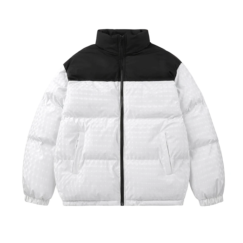Spring Winter Jacket Men Parkas Warm Coat Men Stand Collar Jacket Patchwork Parka Coats Fashion New Streetwear