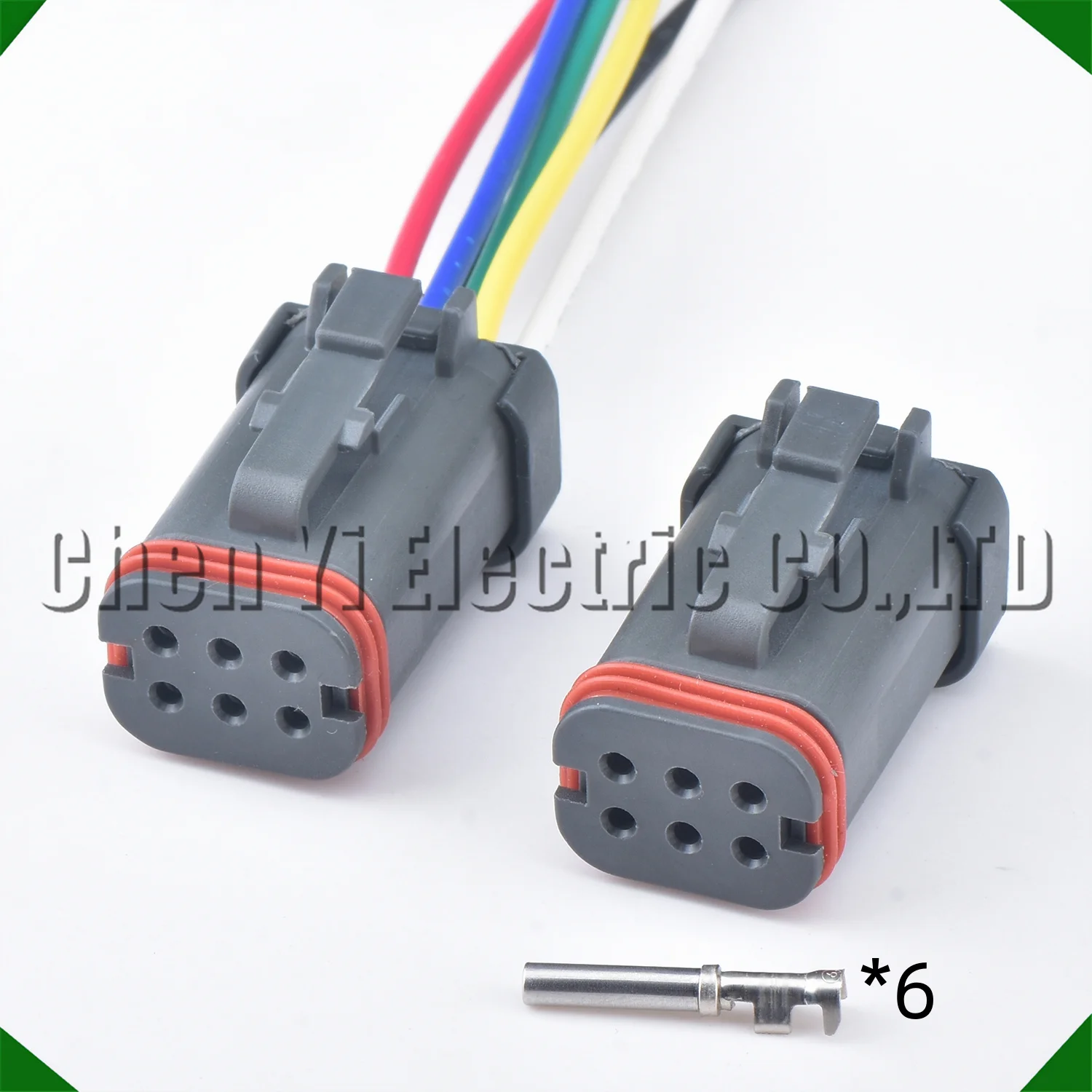 6-контактный Женский автомобильный водонепроницаемый разъем для немецкой версии