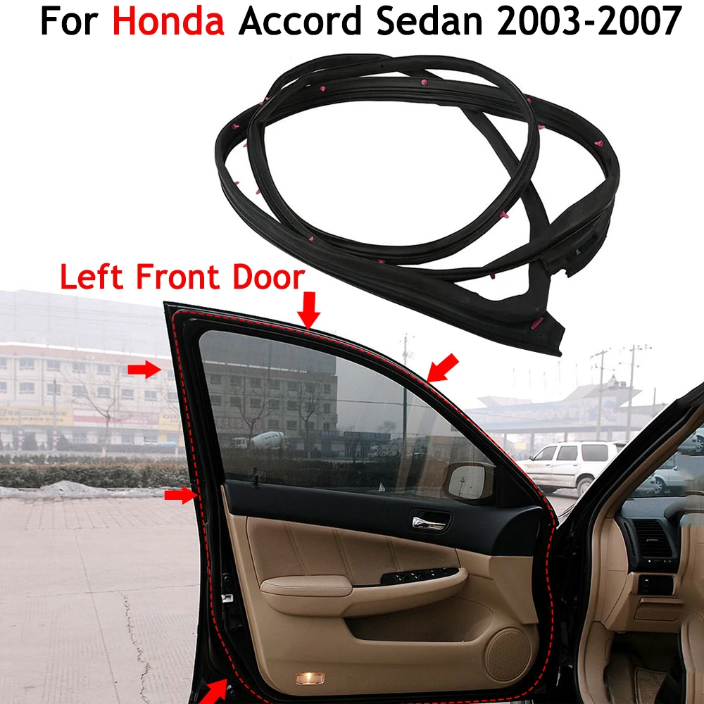 

Уплотнитель передней левой двери автомобиля для Honda Accord Sedan 2003, 2004, 2005, 2006, 2007 72365-SDA-A01, автомобильные аксессуары