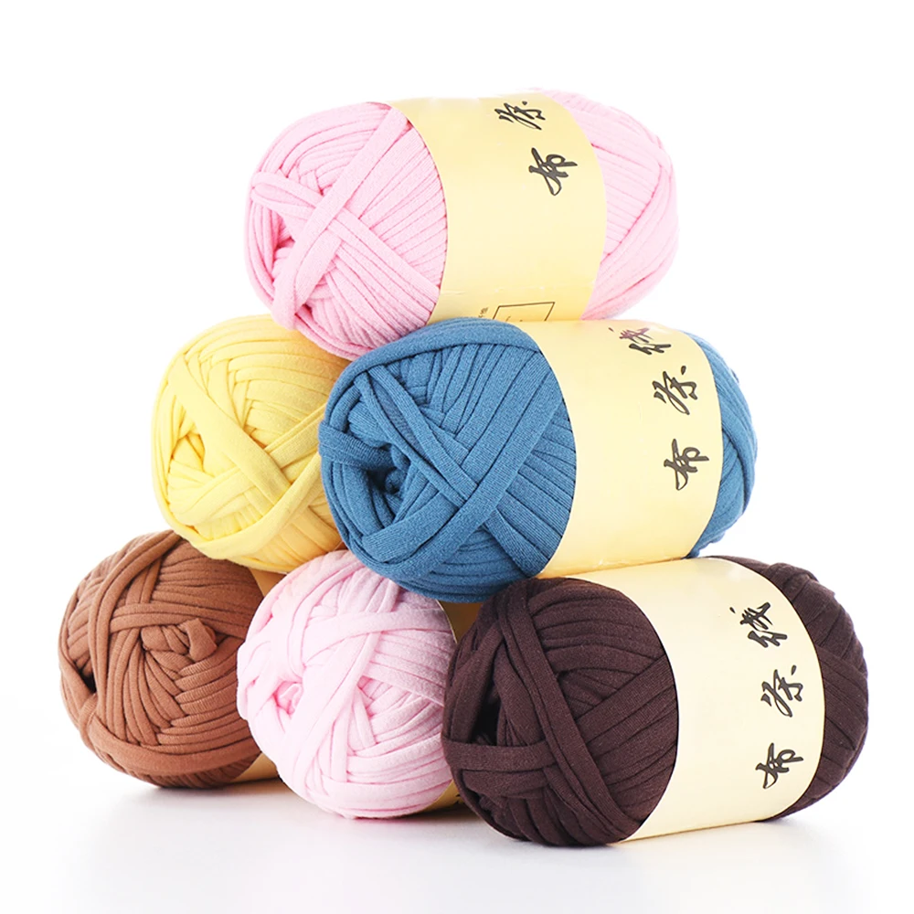 Цветная плетеная нить 30 м пряжа из мягкого полиэстера хлопчатобумажная для