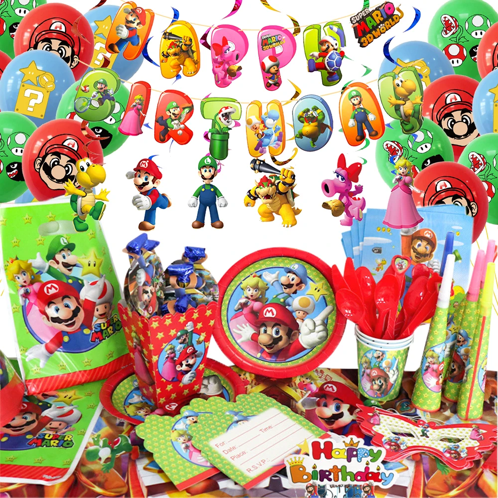 

New Game Supers Marios Gift Pakcaging Kraft Paper Bag Birthday Party Wedding Christmas New Year Party Child Packing Treat Bag