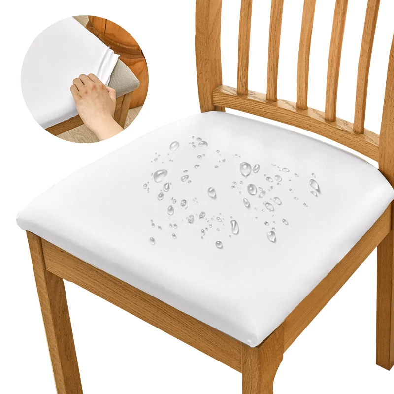 

4Pcs Chair Cover Stretch Dining Seat Cushion Covers Square Seat Case for Hotel Banquet Living Room Home Decor Sillas De Comedor