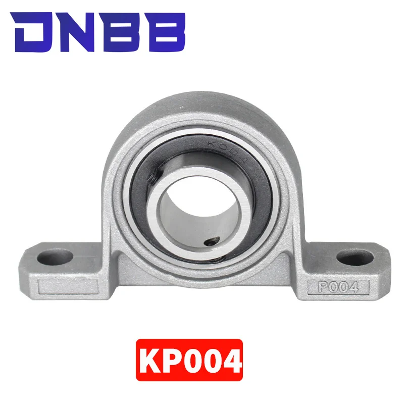Фото KP004 20 мм Горизонтальный Вертикальный подшипник KP04 подшипник с винтовым креплением шариковая подушка из цинкового сплава экономичный тип №2