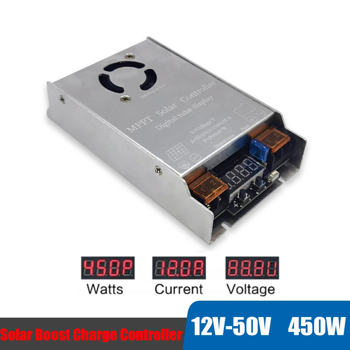 450 Вт MPPT контроллер солнечной батареи 12 В ~ 50 Входной зарядки для 24V36V48V60V72V