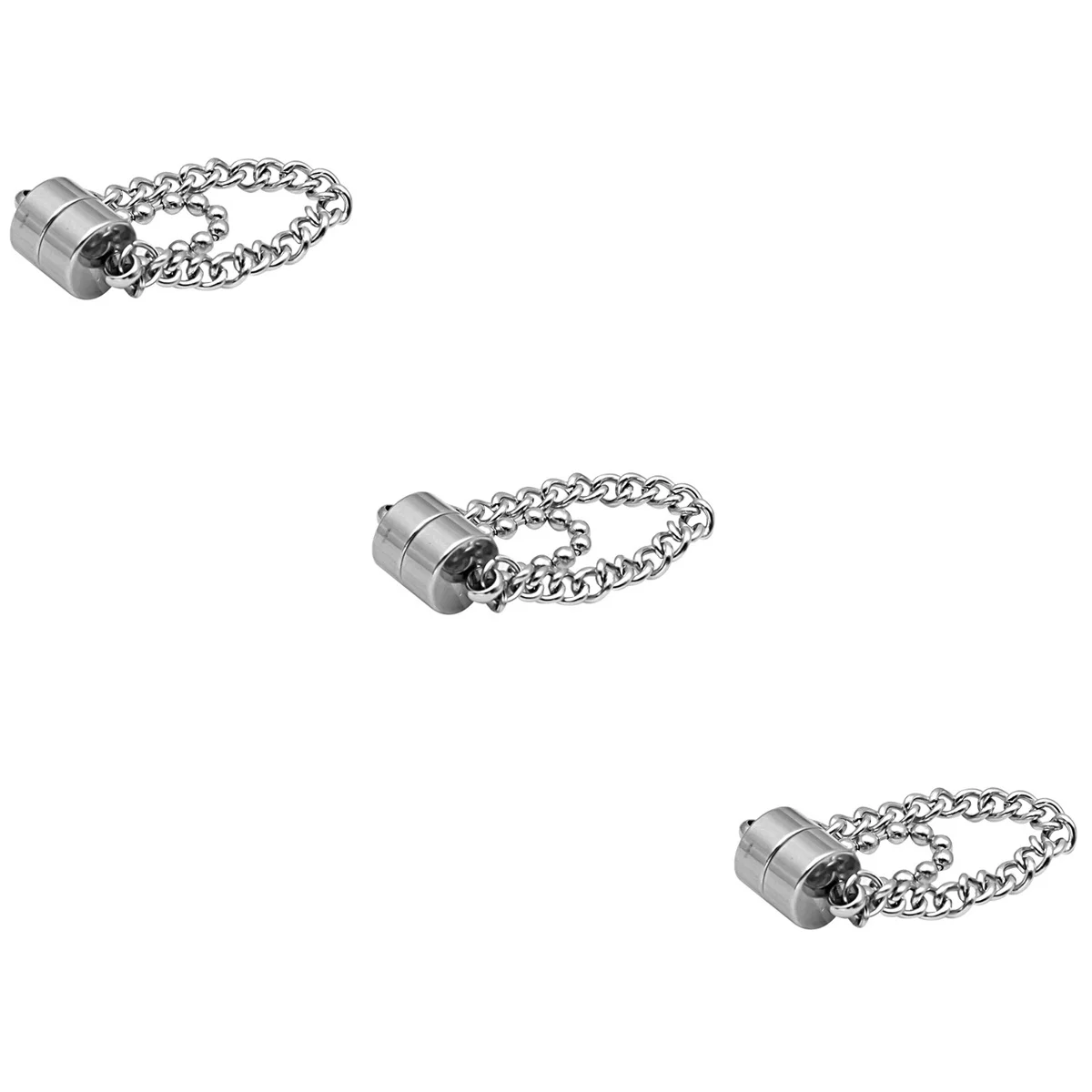 

3pcs Creative Single Bone Clip Practical Vintage Chain Wrap