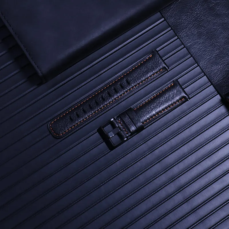 Retro Leather band for Samsung Galaxy watch 4/5/pro/classic/Active 2 20mm 22mm bracelet Huawei/Amazfit GTR-GTS 4-3-2e-mini strap