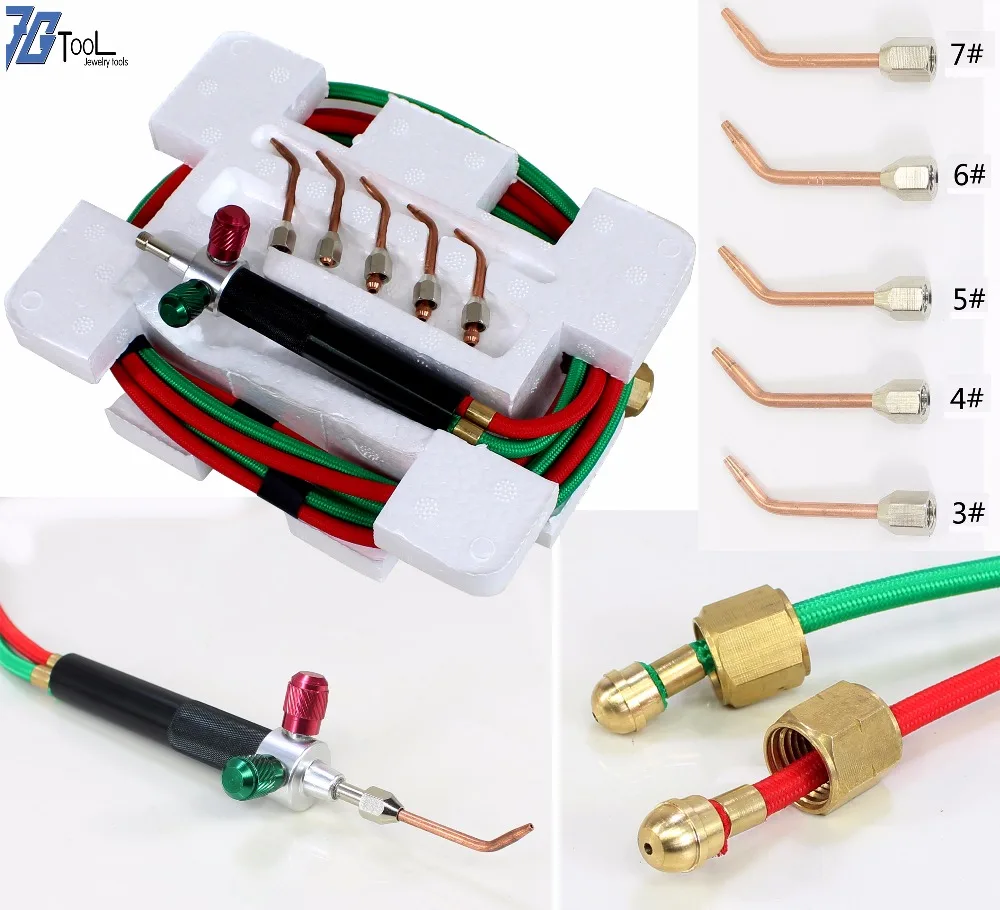 Компактный ацетиленовый кислородный фонарь для пайки, мини-сварофонарь Little Smith, газофонарь