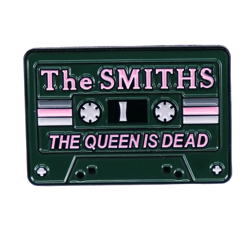 D1668 Punk Music Lovers Enamel Pin Good vibes tape Record Player badge brooch Lapel pin Jeans shirt Cool Gothic Jewelry Gift