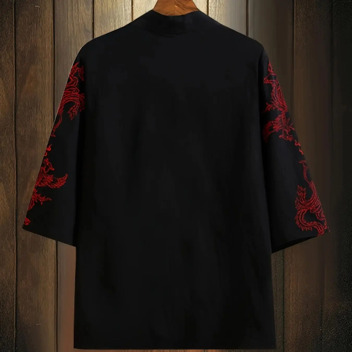 Халат дао мужской в ретро-стиле простой Плетеный халат виде перьев пальто