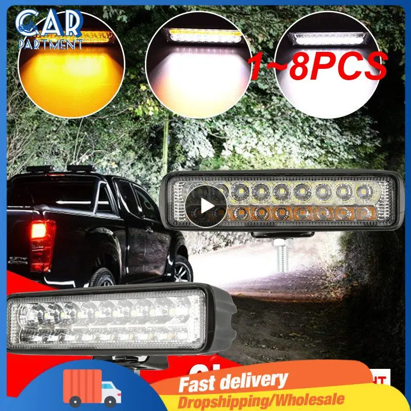 1-8 шт., портативная Водонепроницаемая светодиодная лампа для вождения