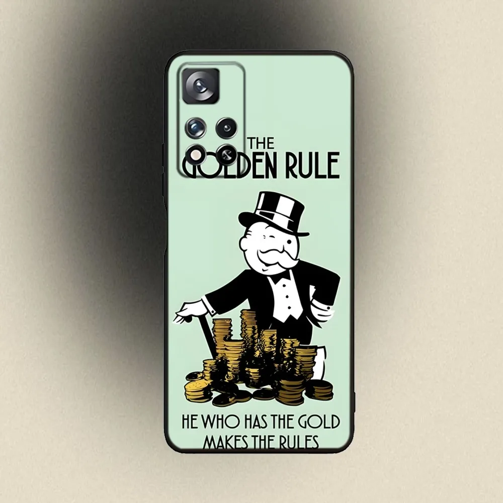 Чехол для телефона Dollar Alec Monopoly Man Samsung Galaxy A20 A21s A22 A31 A32 A52 A53 A72 73 A80 A91 Мягкий черный