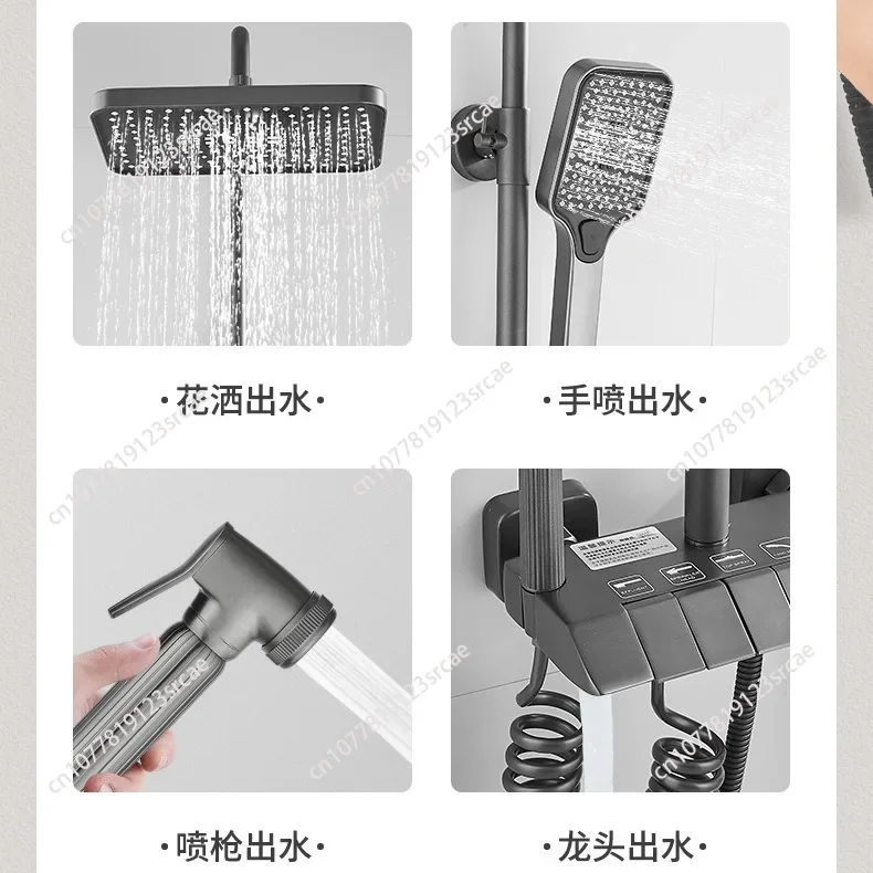 Смеситель для душа латунный смеситель ванной комнаты душевая система