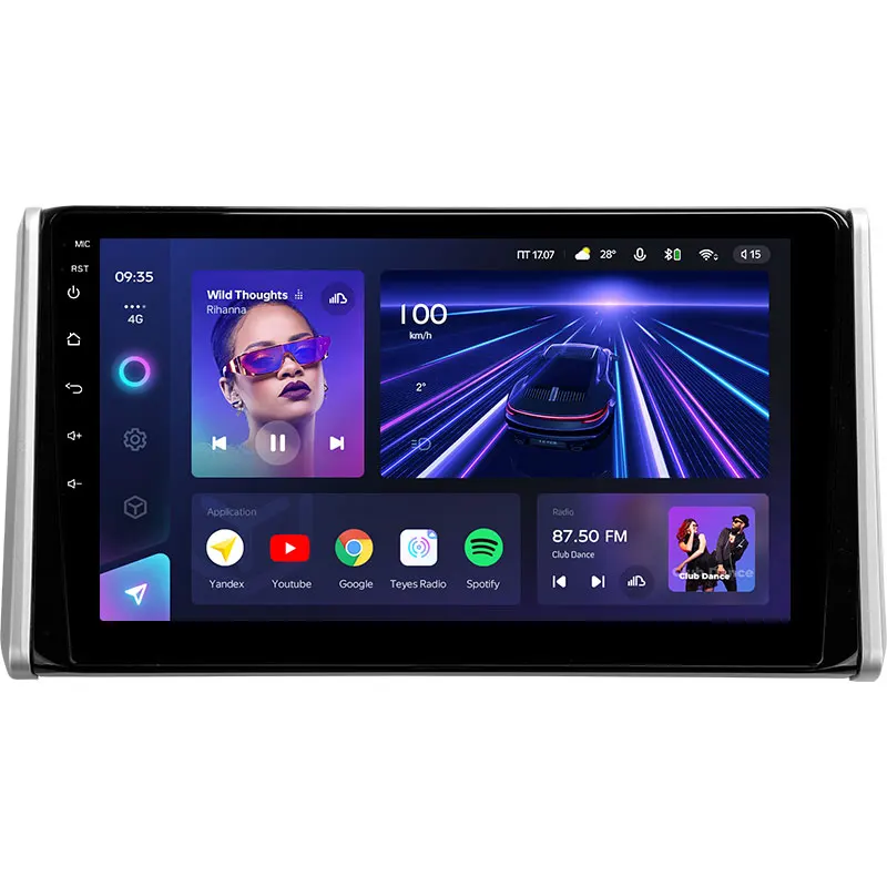 Автомагнитола TEYES CC3 для Toyota RAV4 XA50 2018-2020, мультимедийный видеоплеер, навигация, стерео, 2 din, dvd