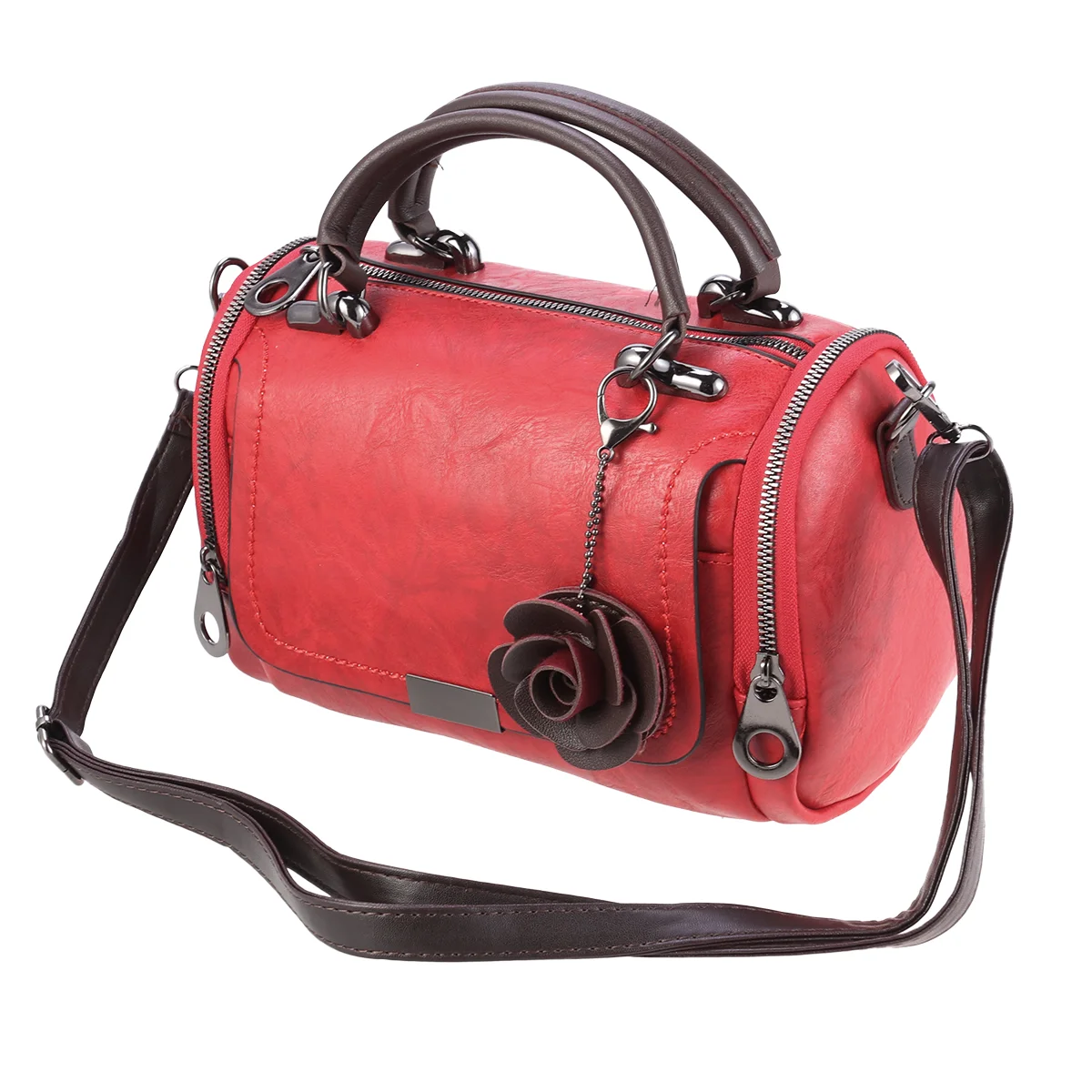 

Handbag Pillow Shoulder Woman Women Boston Handbags Purse Black Fashion Satchel Crossbody Mini Pu Lady Designer Vintage Carry