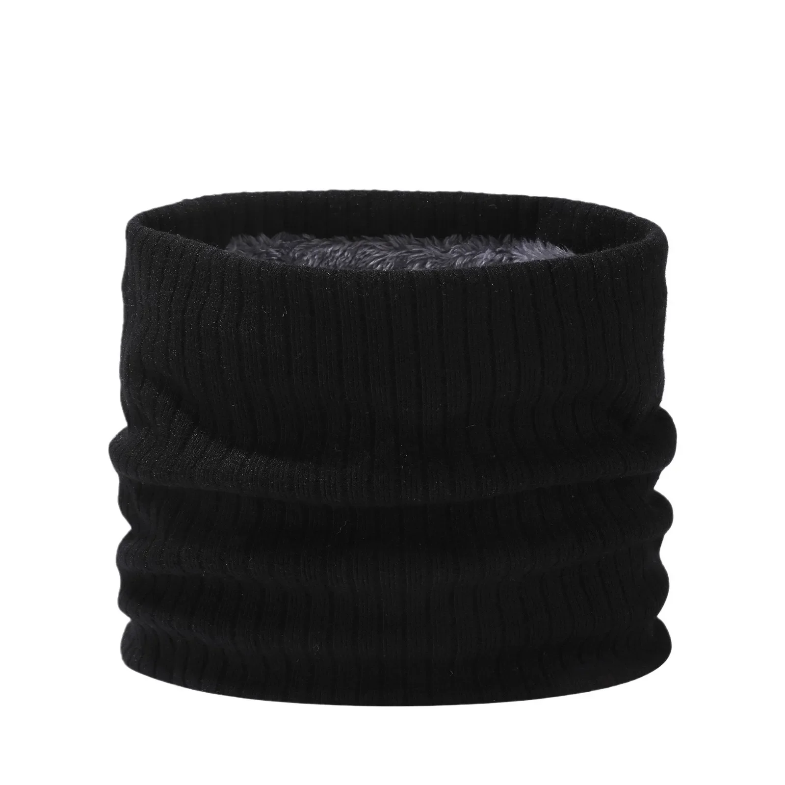 Зимняя мужская и женская уличная двухслойная теплая шея на флисовой подкладке