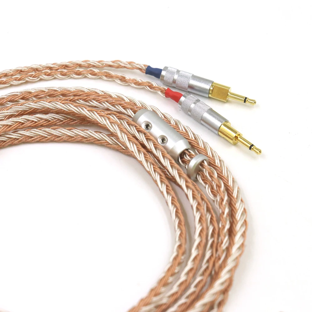 Баланс 3 5 Xlr 4 штекер на двойной 2 мм 16 ядер посеребренный смешанный кабель для