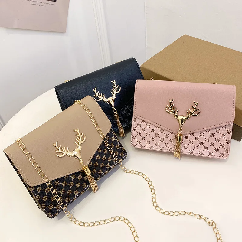 

Small Square Bag 2022 Ladies Bag Women's Fashion Diamond Chain Bag