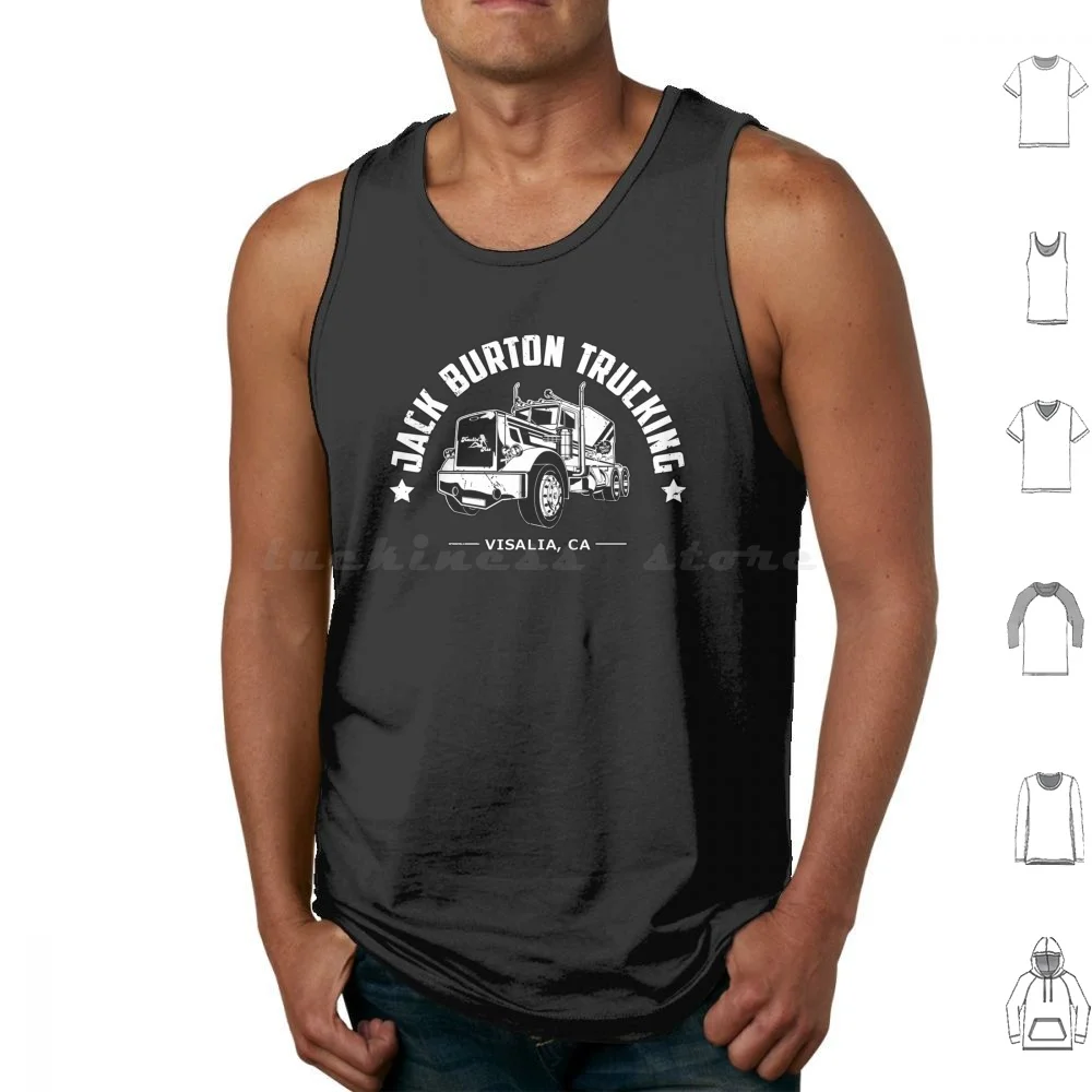 

Jack Burton Trucking ( For Light Shirts ) Tank Tops Vest Sleeveless Kurt Russell Jack Burton Pork Chop Express John Carpenter