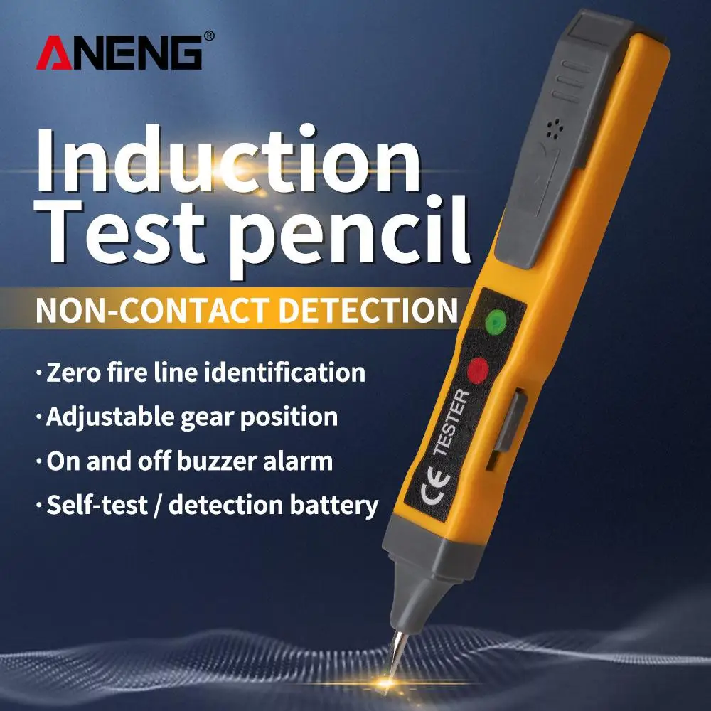 

Бесконтактный индукционный тестовый карандаш, многофункциональный электрический карандаш с звуковой и светильник вой сигнализацией